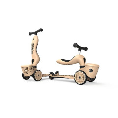 Scoot &amp; Ride Highwaykick 1 LIFESTYLE 2W1 RIDER AND HOLIDAY WITH LOCKED STORAGE BAG 1-5 YEARS LEOPARD č.3