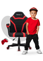 Herní židle pro děti Huzaro Ranger 1.0 Red Mesh, černá, červená č.2
