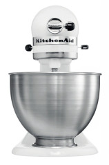 KitchenAid 5K45SSEWH Stojací mixér 275 W Metalická, Bílá č.3