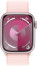 Apple Watch Series 9 41mm Růžový hliník se světle růžovým provlékacím sportovním řemínkem č.2