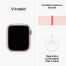 Apple Watch Series 9 41mm Růžový hliník se světle růžovým provlékacím sportovním řemínkem č.6