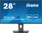 iiyama ProLite počítačový monitor 71,1 cm (28&quot;) 3840 x 2160 px 4K Ultra HD LED Černá