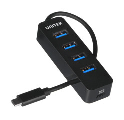 UNITEK HUB USB-C 4XUSB-A 3.1, AKTIVNÍ, 10 WATTŮ,H1117B č.1