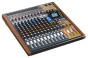 Tascam MODEL 16 audio mixér 16 kanály/kanálů 20 - 30000 Hz Černá, Zlato, Dřevo