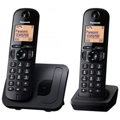 Panasonic KX-TGC212 DECT telefon Identifikace volajícího Černá č.1