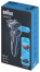 Braun Series 5 51-M1200s Planžetový holicí strojek Zastřihovač Černá, Modrá č.9