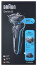 Braun Series 5 51-M1200s Planžetový holicí strojek Zastřihovač Černá, Modrá č.10
