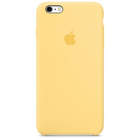 Apple Silikonové pouzdro Apple iPhone 6/S žluté