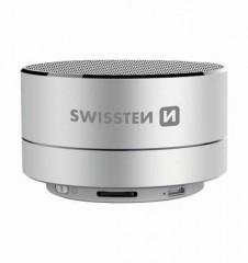 Bluetooth reproduktor SWISSTEIN i-METAL - stříbrný