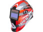 Yato YT-73921 svářečská maska/přilba Welding helmet with auto-darkening filter Černá, Červená, Stříbrná