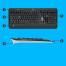 Logitech Advanced MK540 klávesnice Obsahuje myš USB QWERTY US Mezinárodní Černá, Bílá č.9
