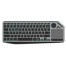 Techly ICTB9801TB klávesnice Univerzální RF bezdrátové + Bluetooth QWERTY Americká angličtina Černá