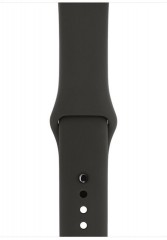 Apple Watch Series 3 42mm, Vesmírně šedý hliník - šedý sportovní řemínek
