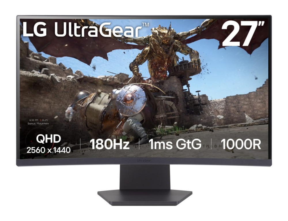 LG 32GS60QC-B počítačový monitor 80 cm (31.5&quot;) 2560 x 1440 px Quad HD Černá