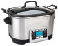 Crock-Pot CSC024X pomalovarný hrnec 5,6 l Černá, Nerezová ocel
