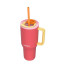 Termohrnek Kambukka Rio Tumbler 950ml Pink Papaya s teleskopickým brčkem