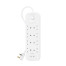 Belkin Connect Bílá 8 AC zásuvky / AC zásuvek 2 m
