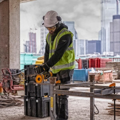 DeWALT DCG418NT-XJ přenosná bruska Pásová bruska Černá, Žlutá č.2