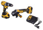 Sada COMBO 18V DCD796, DCG405 + 2x5,0Ah DCK208