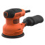 Black &amp; Decker BEW210 Vibrační bruska 14000 ot/min Černá, Oranžová