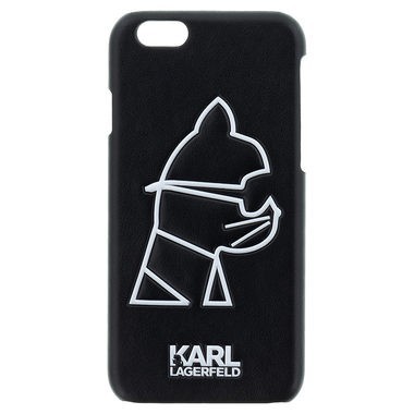 Karl Lagerfeld Head Punk TPU pouzdro iPhone 6/6S ÄernÃ©