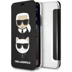 Karl Lagerfeld Karl and Choupette pouzdro iPhone X/XS černé