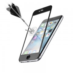 Ochranné tvrzené sklo pro celý displej CellularLine CAPSULE pro Apple iPhone 6 Plus, černé