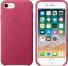 Apple kožené pouzdro pro iPhone 7/8 - Pink Fuchsia/ Růžový fuchsia