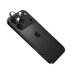 Ochranná skla čoček fotoaparátů FIXED Armor Camera Glass pro Apple iPhone 17 Pro/Pro Max, černá č.1