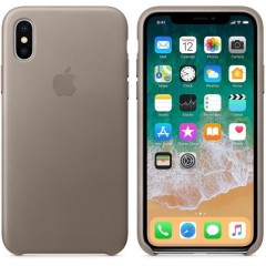 Apple iPhone X Leather Case MQT92ZMA - Taupe