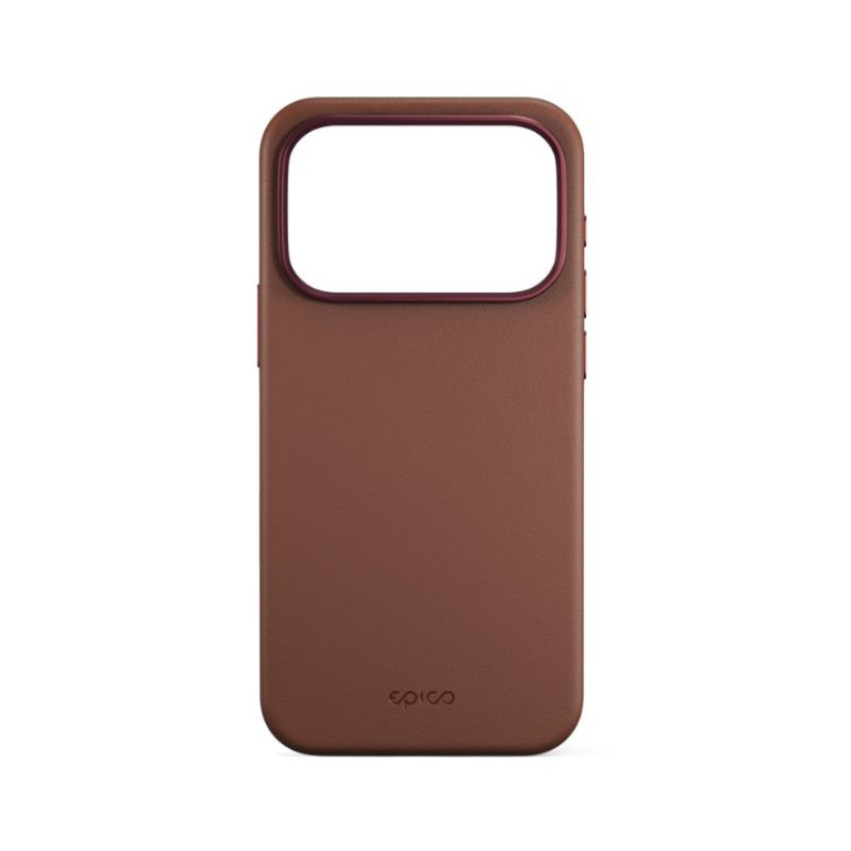 Kryt pro iPhone 17 Pro Epico Leather Pro Mag+ Case - hnědý