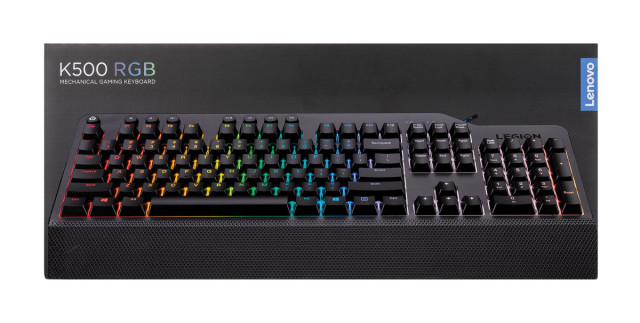 Lenovo Legion K500 klávesnice USB QWERTZ Černá, Šedá č.2