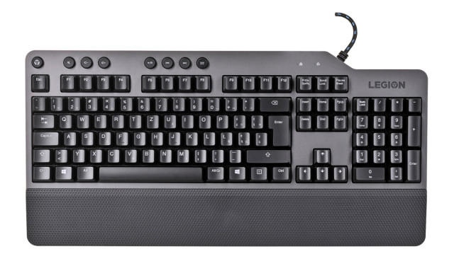 Lenovo Legion K500 klávesnice USB QWERTZ Černá, Šedá č.3
