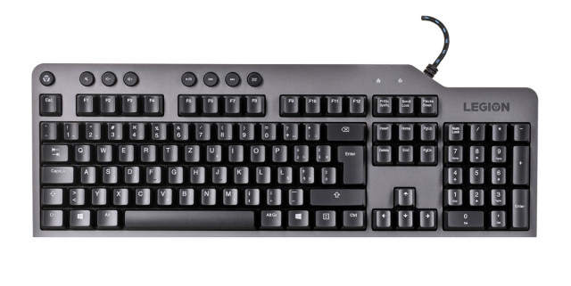 Lenovo Legion K500 klávesnice USB QWERTZ Černá, Šedá č.6