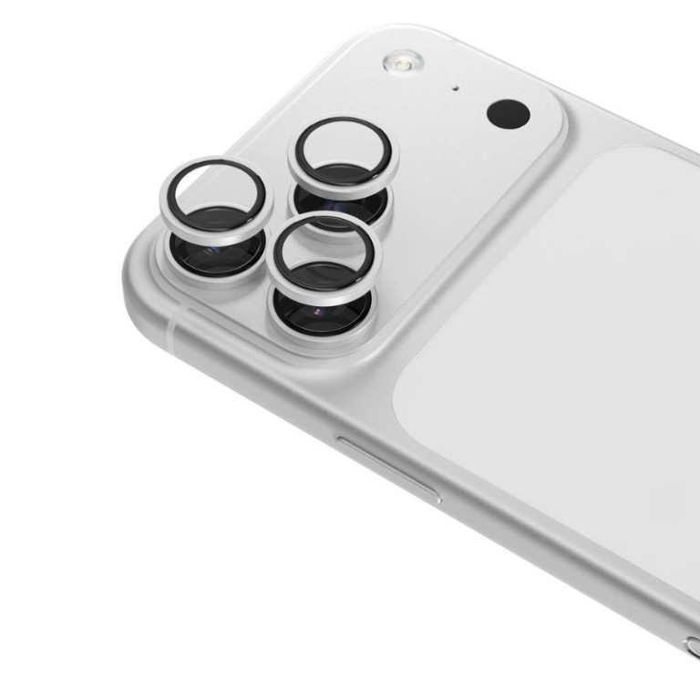 Epico Aluminium Lens Protectors iPhone 17 Pro/17 Pro Max stříbrná