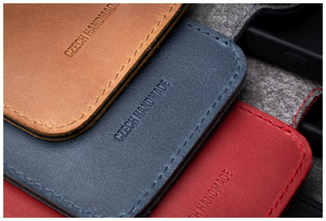 Kožené pouzdro typu kniha FIXED ProFit pro Apple iPhone 16e, modré č.5