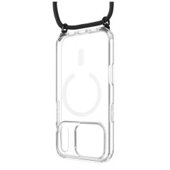 Pouzdro FIXED MagPure Neck s černou šňůrkou na krk pro Apple iPhone 17 Pro č.1
