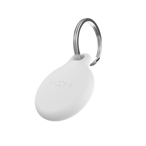 Silikonové pouzdro FIXED silky pro Apple AirTag, bílé č.2