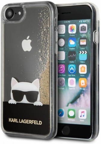 Karl Lagerfeld Choupette Sunglass TPU pouzdro iPhone 7/8 zlaté