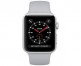 Apple Watch Series 3 38mm, Stříbrný hliník - mlhově šedý sportovní řemínek