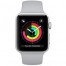 Apple Watch Series 3 38mm, Stříbrný hliník - mlhově šedý sportovní řemínek