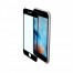 Ochranné tvrzené sklo CELLY Glass pro Apple iPhone 7/8 plus, černé (do hran displeje, anti blue-ray)