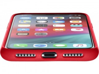 Ochranný silikonový kryt CellularLine SENSATION pro Apple iPhone XS Max, červený