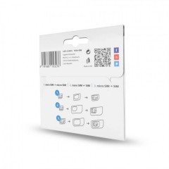 Adaptér SIM karet FIXED, nanoSIM na microSIM a miniSIM karty/z microSIM na miniSIM č.2