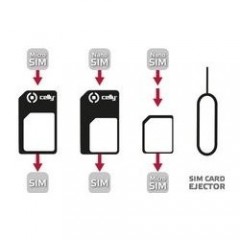 Adaptér SIM karet FIXED, nanoSIM na microSIM a miniSIM karty/z microSIM na miniSIM č.3