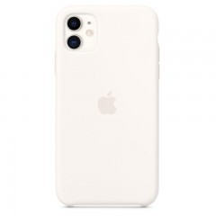 Apple Silicone Case pro iPhone 11, Bílý č.1
