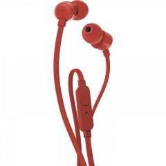 Kabelová sluchátka JBL T110 - Red č.1