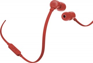 Kabelová sluchátka JBL T110 - Red č.2