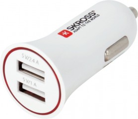 SKROSS USB nabíjecí autoadaptér Dual USB Car Charger, 3400mA max, DC 12V č.1