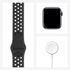 Apple Watch Nike SE (2020) 40mm vesmírně šedý hliník s antracitovým / černým sportovním řemínkem č.3